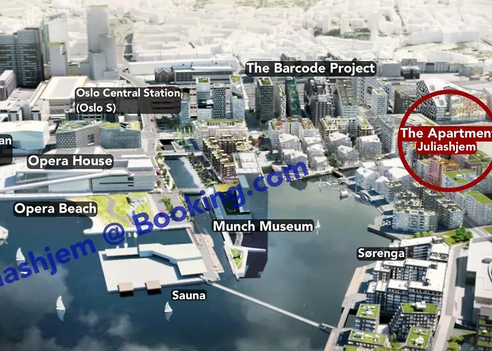 아파트 Bjorvika Opera & Munch Area - By The Sea & In The City, Near Centralstation
